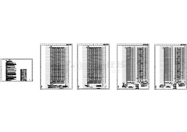 安徽二十八层商住小区强弱电设计图纸（最新规范）-图二