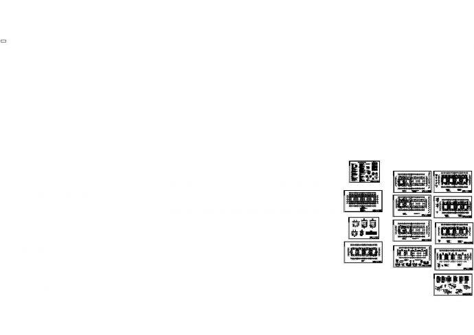 [都江堰]某四层联排别墅建筑设计全套施工图_图1