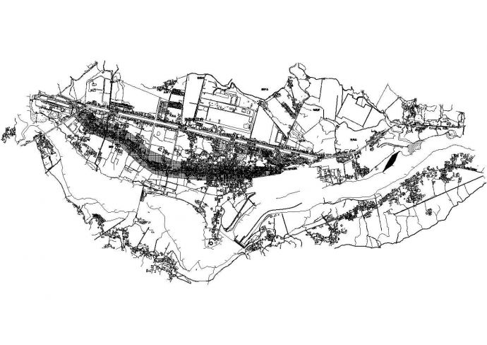 某2.5公里市政道路排水工程设计cad全套施工图纸（含设计说明）_图1