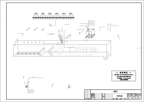 某铸造车间循环水泵房设计cad全套施工图（含设计说明）-图一