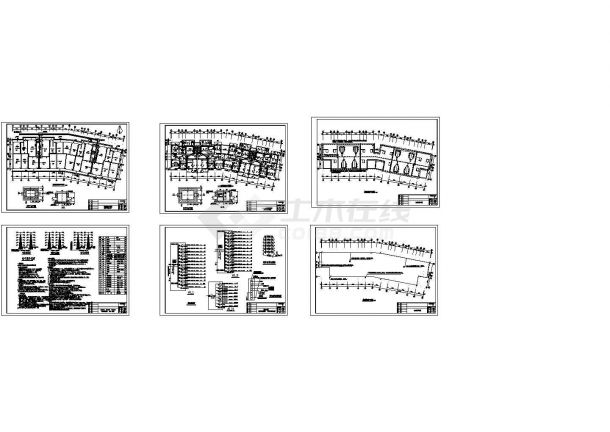 某小区住宅楼电气配电CAD设计系统图-图一