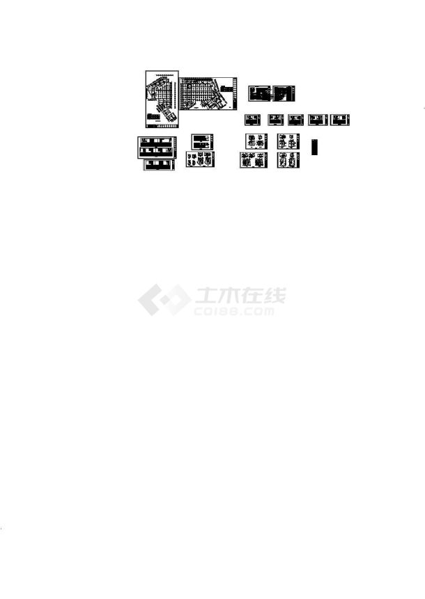 某高层住宅楼地下室强弱电设计cad全套施工图（含设计说明）-图一