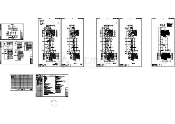 某地上两层框架结构商业综合楼（1895㎡）强弱电设计cad全套电气施工图（含设计说明）-图一