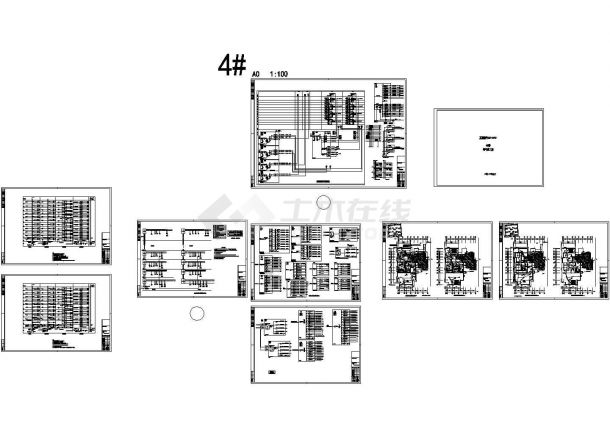 某地上11层剪力墙结构住宅楼（7424㎡）强弱电设计cad全套电气施工图（含设计说明）-图二