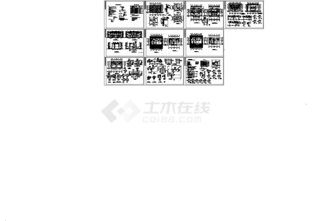  双拼320平米村民兄弟住宅建施结施-图一