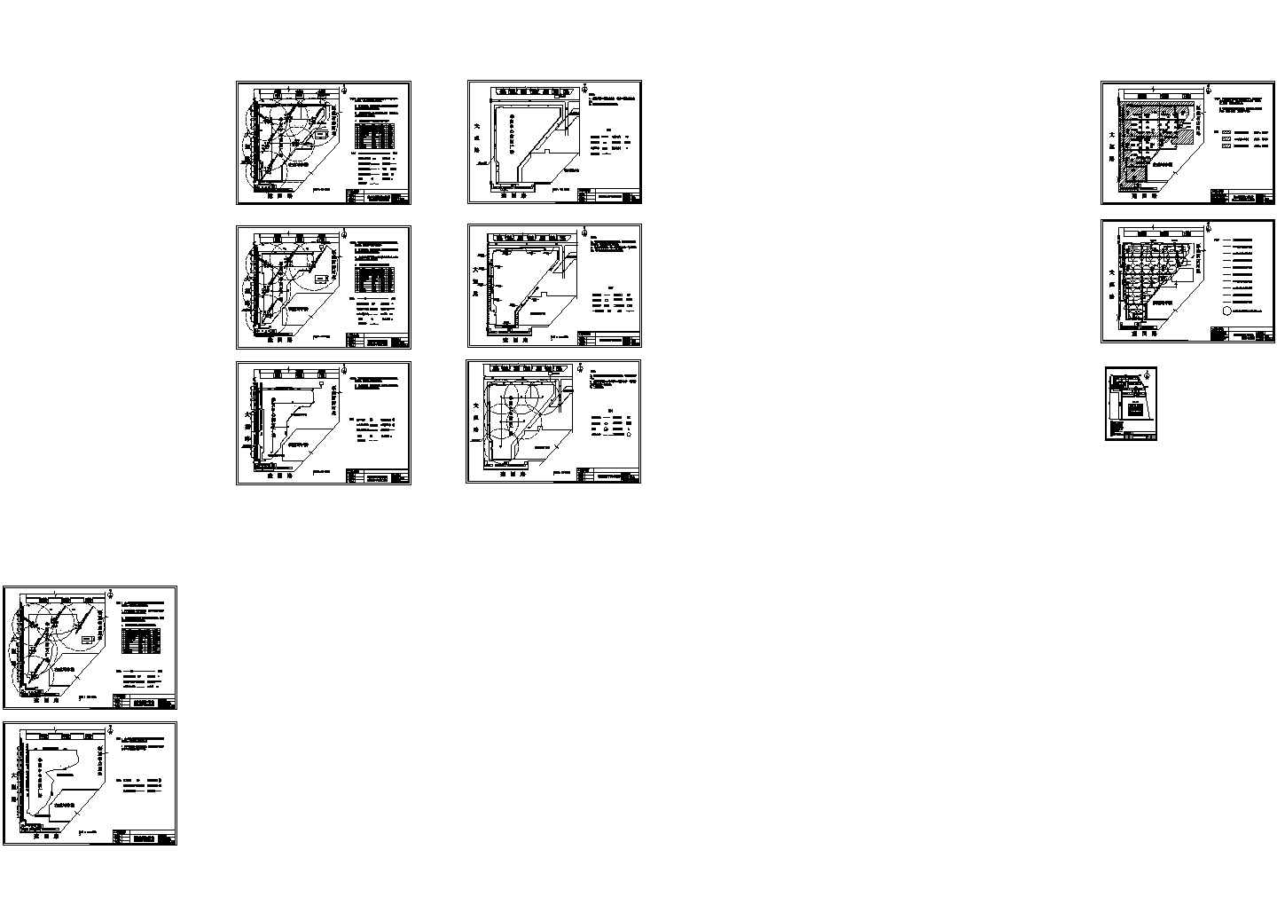 -[北京]商业广场工程施工现场平面布置图（主体、装修、临时临电、消防）