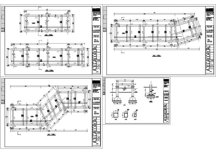 上水文园公园景观结构全套cad设计施工图_图1
