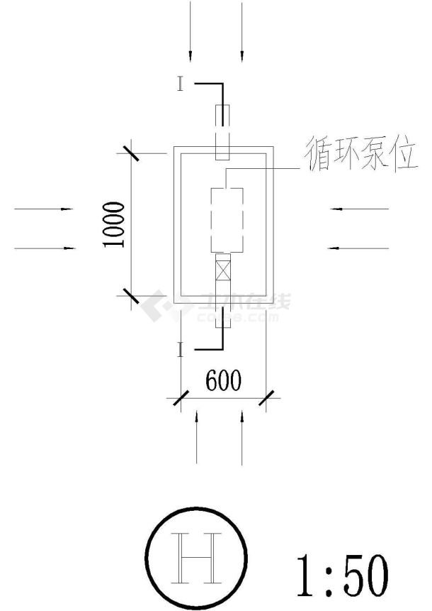 中山公园规划详细设计cad施工图-图一