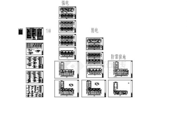 某地上11+1层剪力墙结构住宅楼强弱电设计cad全套电气施工图（含设计说明）-图一