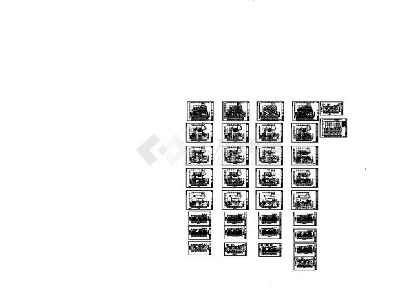 [江苏]一类高层商住楼全套电气施工CAD图纸-图一