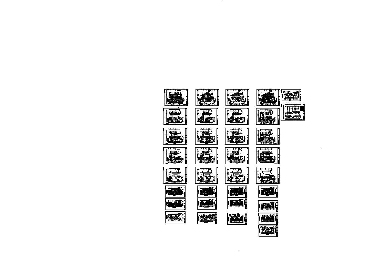[江苏]一类高层商住楼全套电气施工CAD图纸