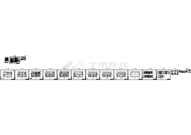 中国博览会110kv电站结构cad设计施工图(框架结构)-图一