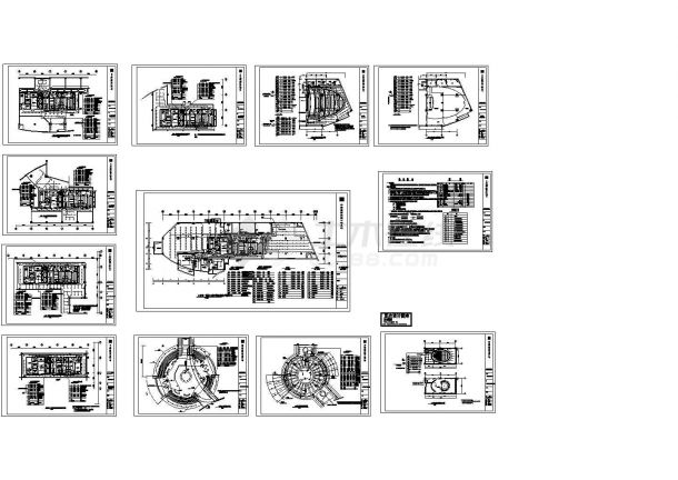 科技财富中心电气设计方案CAD图纸-图一