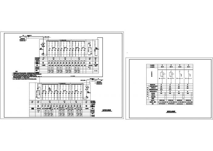 某别墅区高低压配电系统设计CAD图_图1