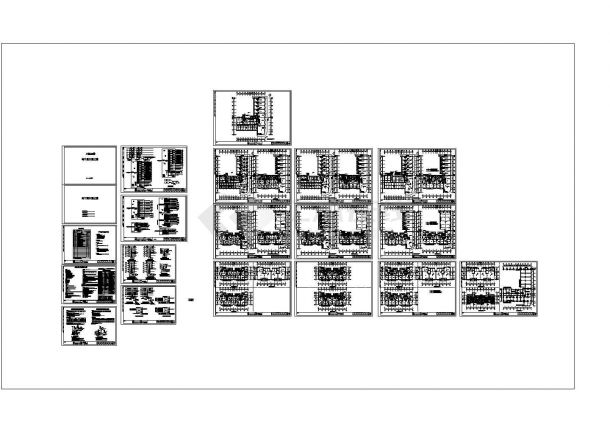 某五层框架结构住宅楼强弱电设计cad全套电气施工图（含设计说明，含消防设计）-图一