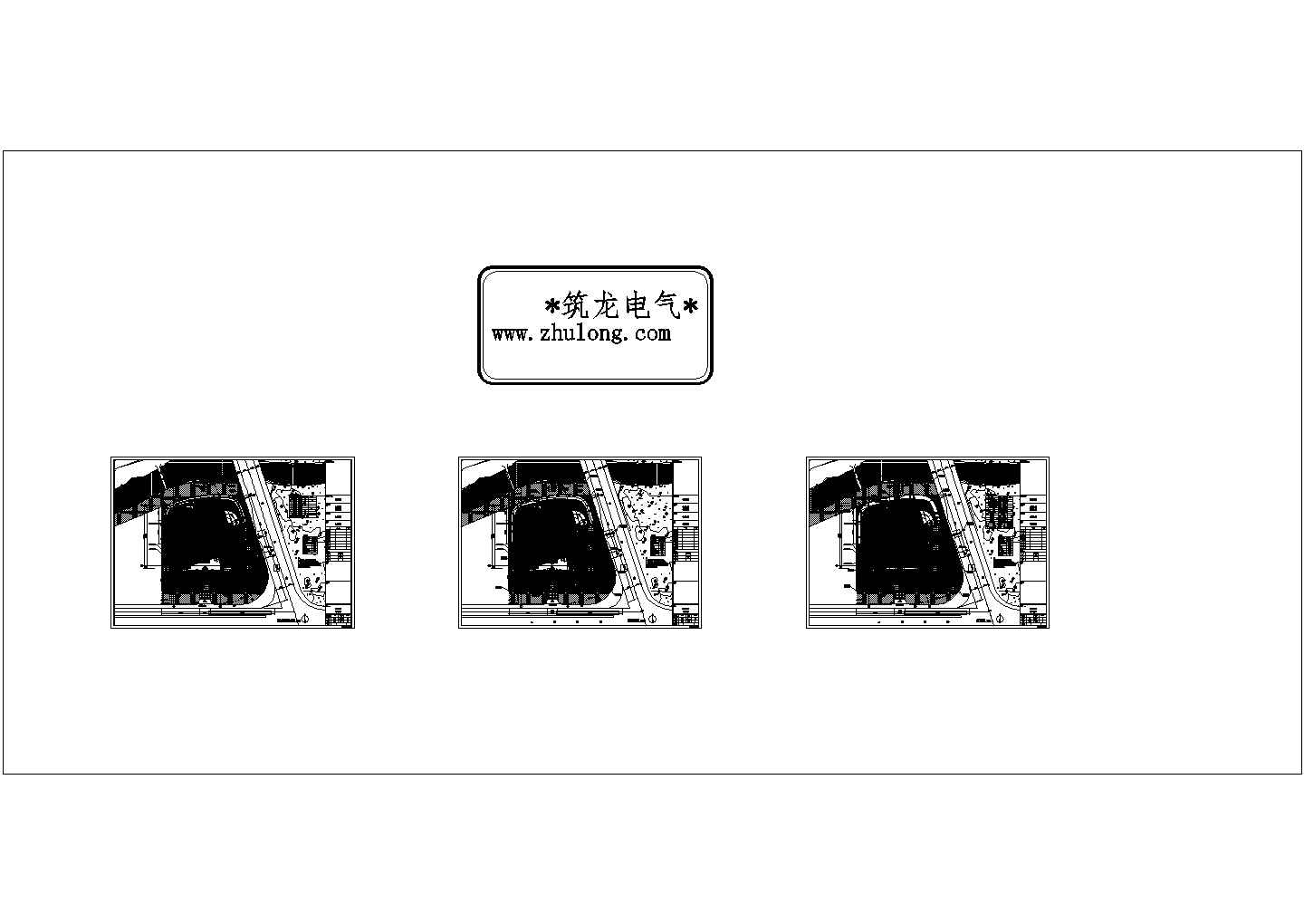 [浙江]大型博物馆强电系统施工CAD图纸