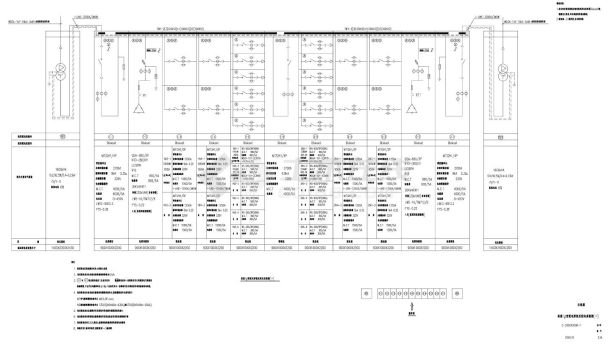 主站屋变配电所低压配电系统CAD图.dwg-图一