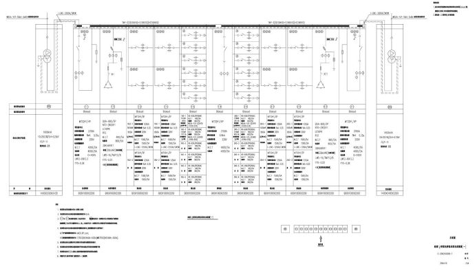 主站屋变配电所低压配电系统CAD图.dwg_图1