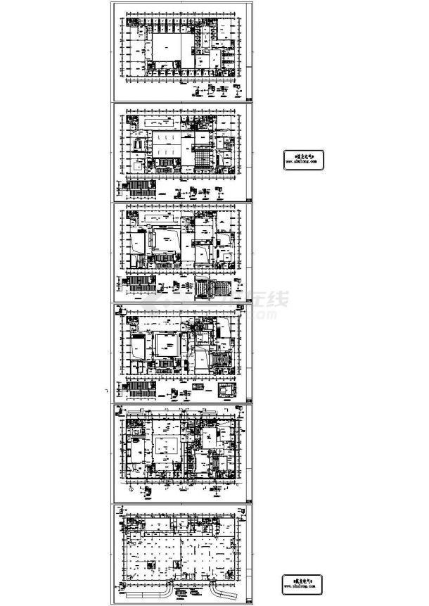 [施工图][江苏]规划馆、艺术馆消防弱电CAD全套图纸-图一