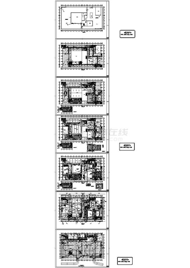 [施工图][江苏]规划馆、艺术馆消防弱电CAD全套图纸-图二
