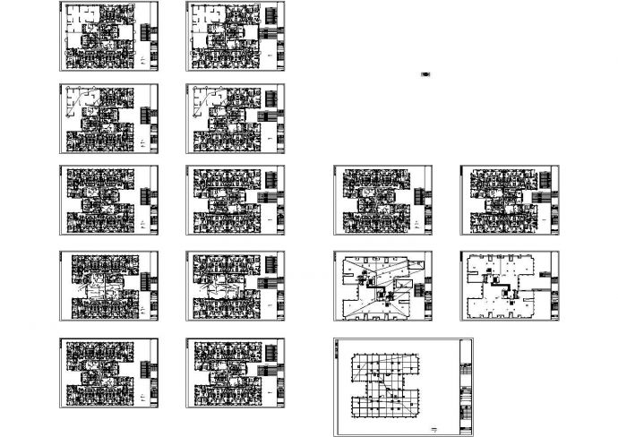 某地上三十九层框架结构住宅楼配电设计cad全套电气施工图（含弱电设计）_图1