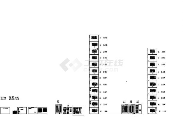 某小区地上三十层住宅楼配电设计cad全套电气施工图（含设计说明，含弱电设计）-图二