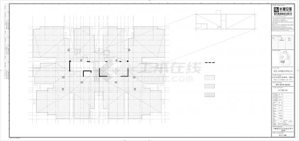 某建筑11号楼平面图（保温范围）CAD-图二