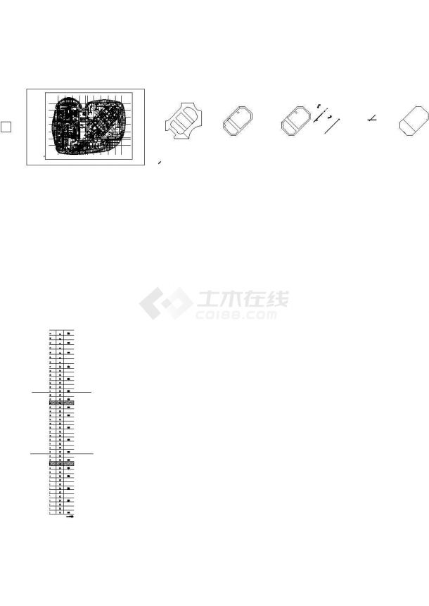 北京商业金融中心采暖空调通风防排烟系统设计施工cad图纸-图一