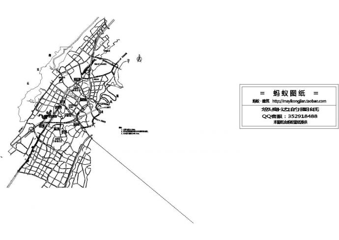 重庆某体育公园应急通道给排水设计CAD施工图_图1