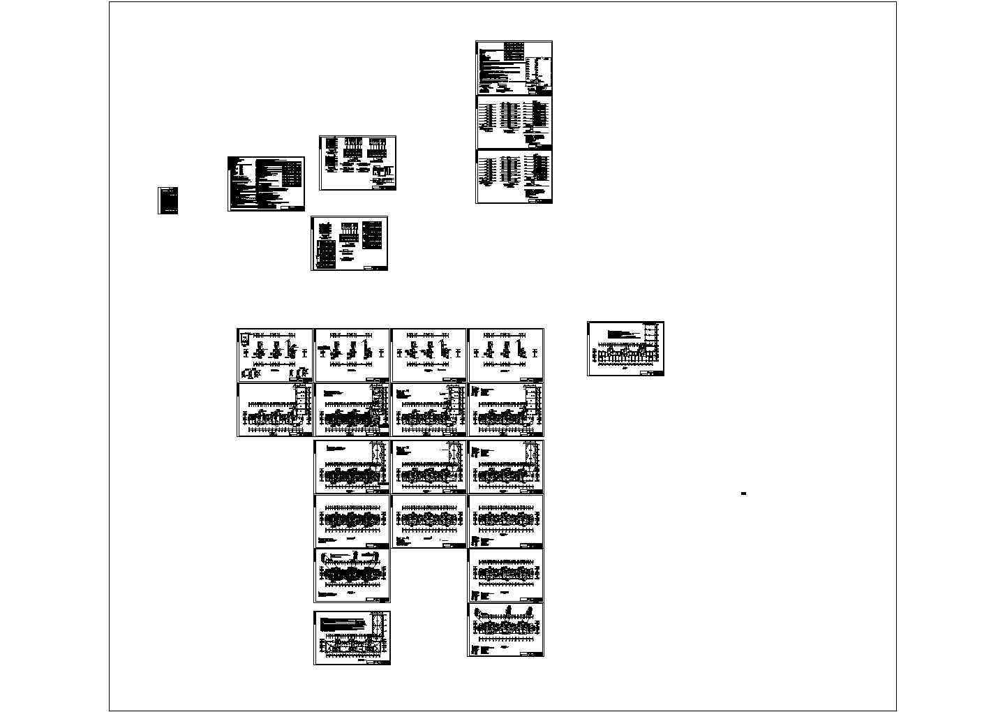 某小高层砖混结构住宅楼（附一层商业裙房）配电设计cad全套电气施工图纸（含设计说明，含弱电设计）