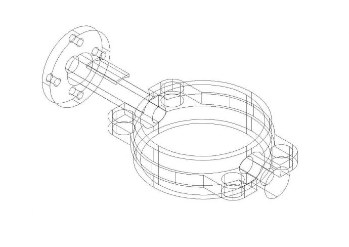 常用阀门CAD平面布置参考图_图1