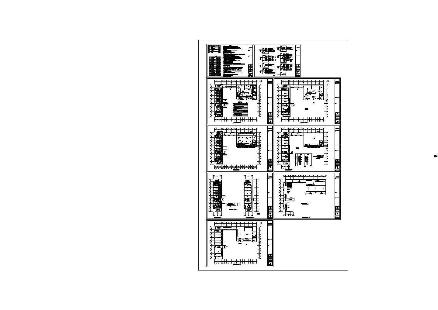 江苏某科技公司员工宿舍楼全套电气设计cad图（含照明平面图，弱电平面图）