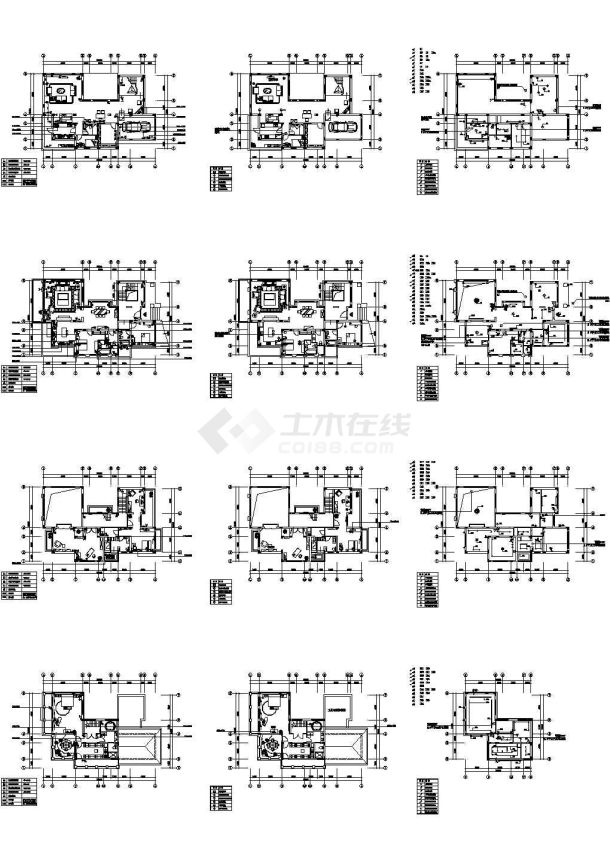 某住宅楼电气弱电详细设计施工图-图一