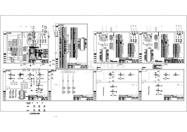 高压单相柜控制原理设计CAD图-图一
