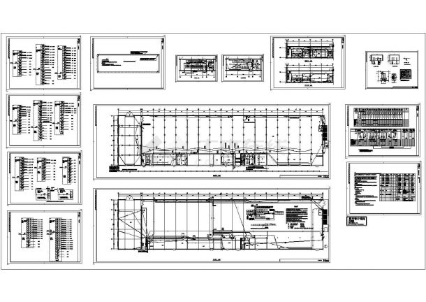 带电3000KVA高低压配电室的厂房施工CAD图纸-图一