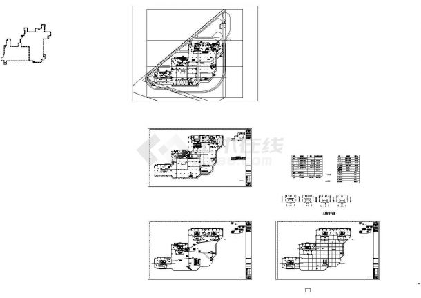 [广东]某地高层商住楼全套强弱电系统施工cad图（含说明,图例材料表）-图一