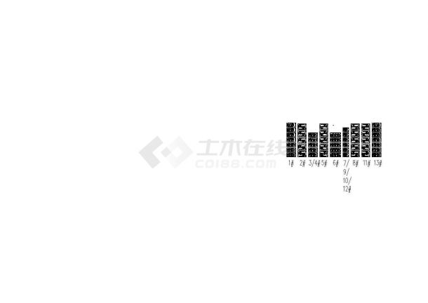 [北京]知名住宅弱电智能化施工图纸-图一