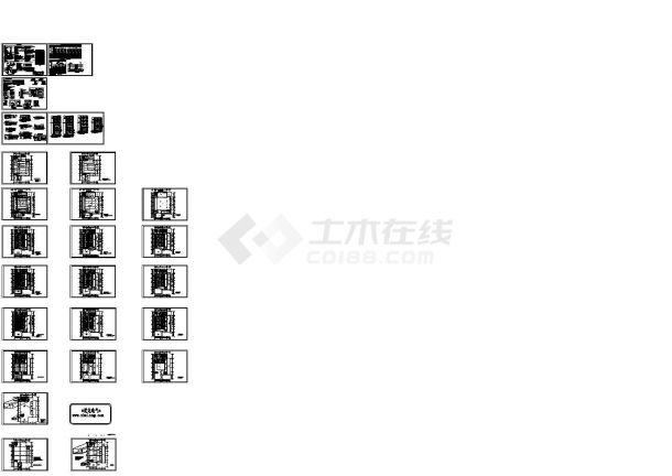 五层宾馆强弱电系统完整施工图纸，含电气施工图设计说明-图一