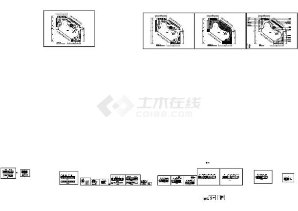 某主题咖啡厅室内装修设计cad施工图-图二