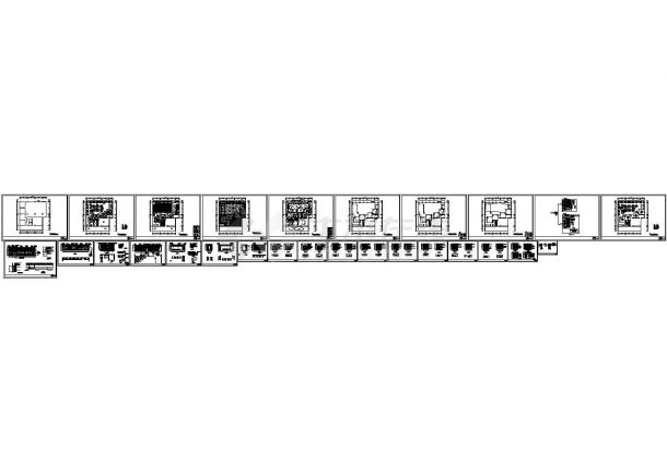  Xiangweiyuan Restaurant Decoration Design CAD Construction Drawing (including effect) - Figure 1