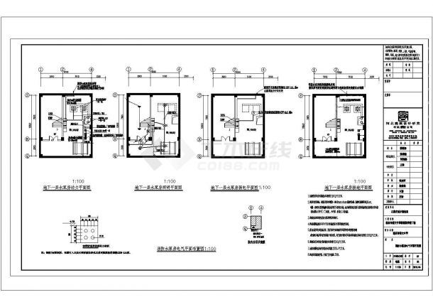 某中学新建教学楼及附属工程电气CAD完整构造图纸-图二