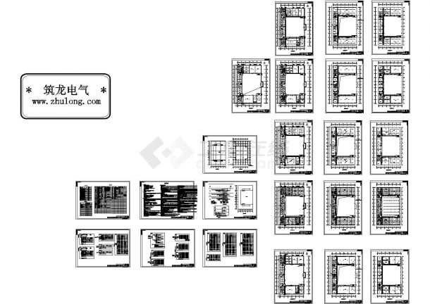 办公楼设计_某三层办公楼电气施工图，含电信设计说明-图一