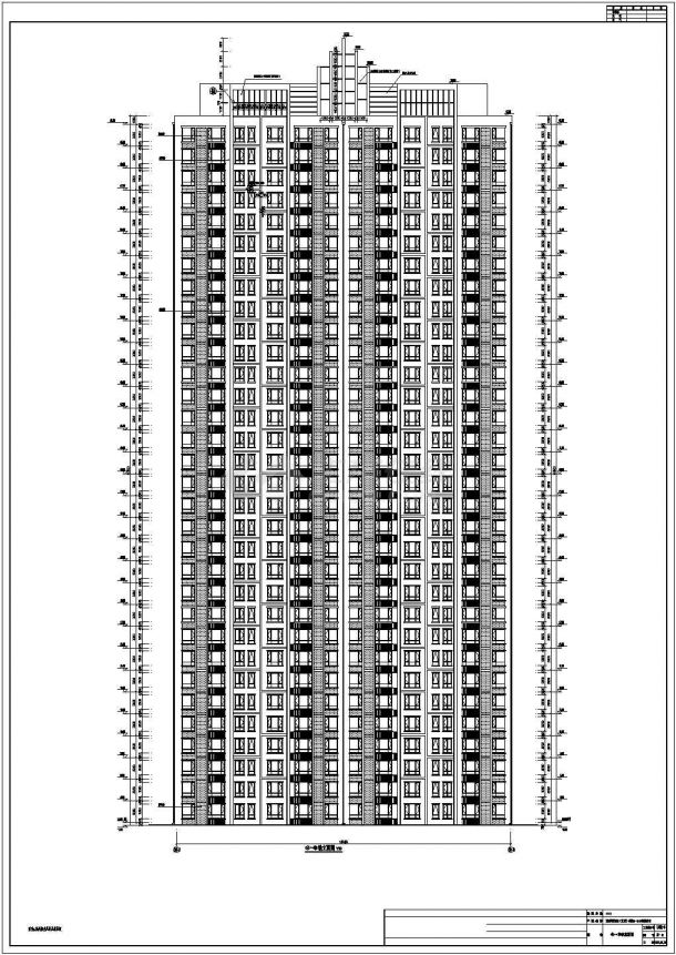 32层高层住宅建筑结构设计施工图-图二