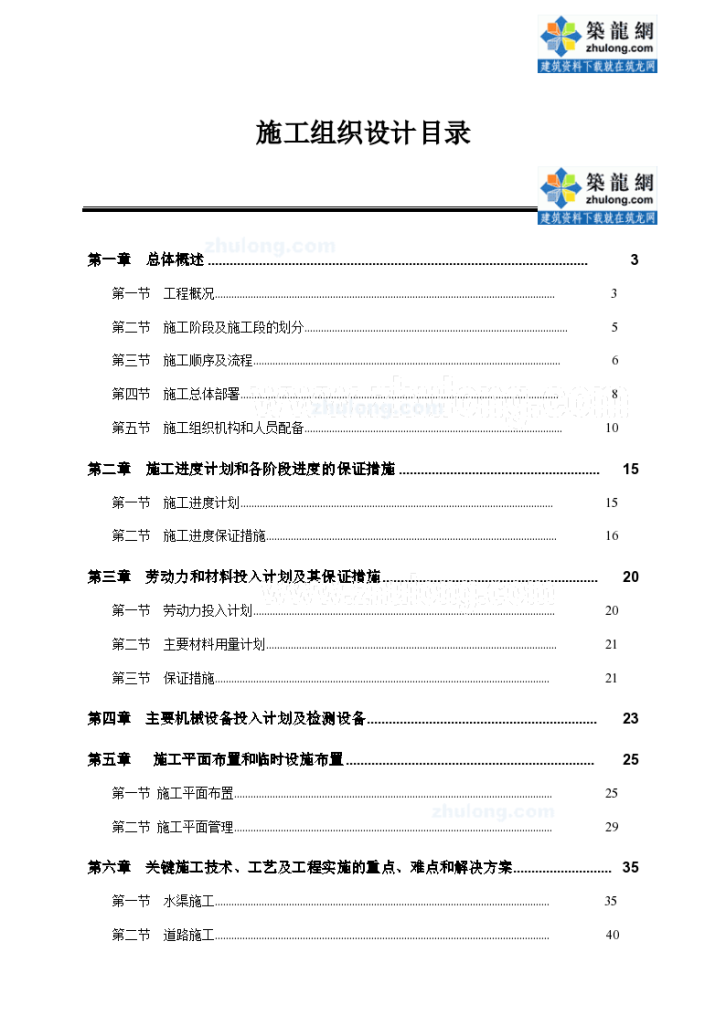 农田标准化建设工程施工组织设计-图一