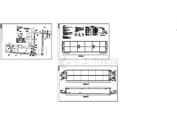 某污水处理厂1000立废水调节池设计cad全套工艺施工图纸（含设计说明）-图一