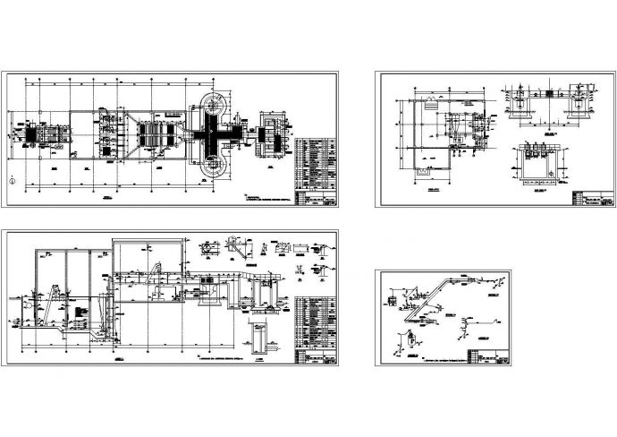 某城市污水处理厂设计cad全套工艺施工图纸（CASS工艺）（含设计说明）_图1
