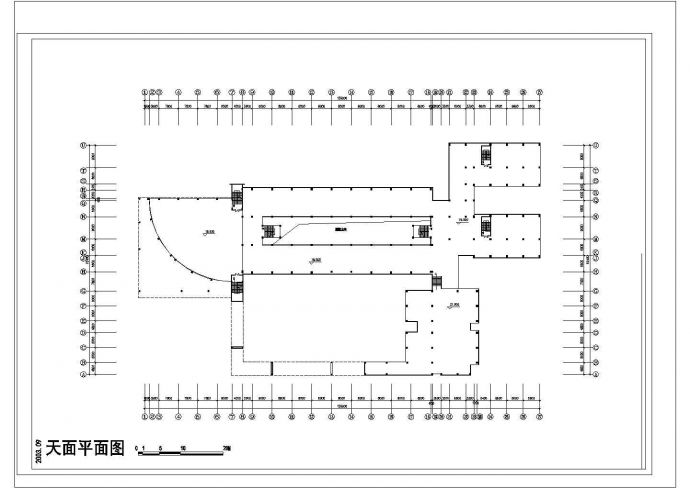 某学校建筑单体CAD节点剖面构造施工图_图1