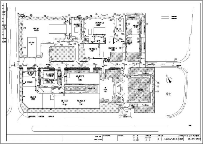 某工厂厂房给排水和消防设计CAD施工图_图1