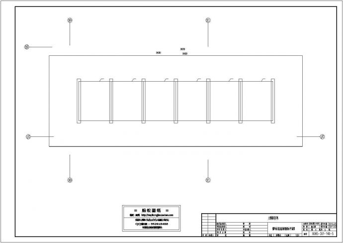 某厂区铸造车间循环水泵房设计CAD施工图_图1