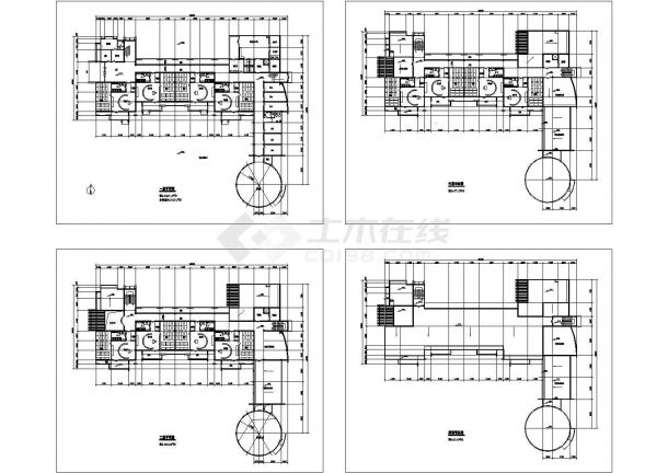 某地高档幼儿园建筑施工设计方案cad图纸（含效果图，设计说明）-图一